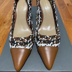 Ann Taylor Woven Leather Mila Pump
